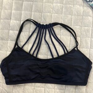 Lululemon Black Strappy Sports Bra